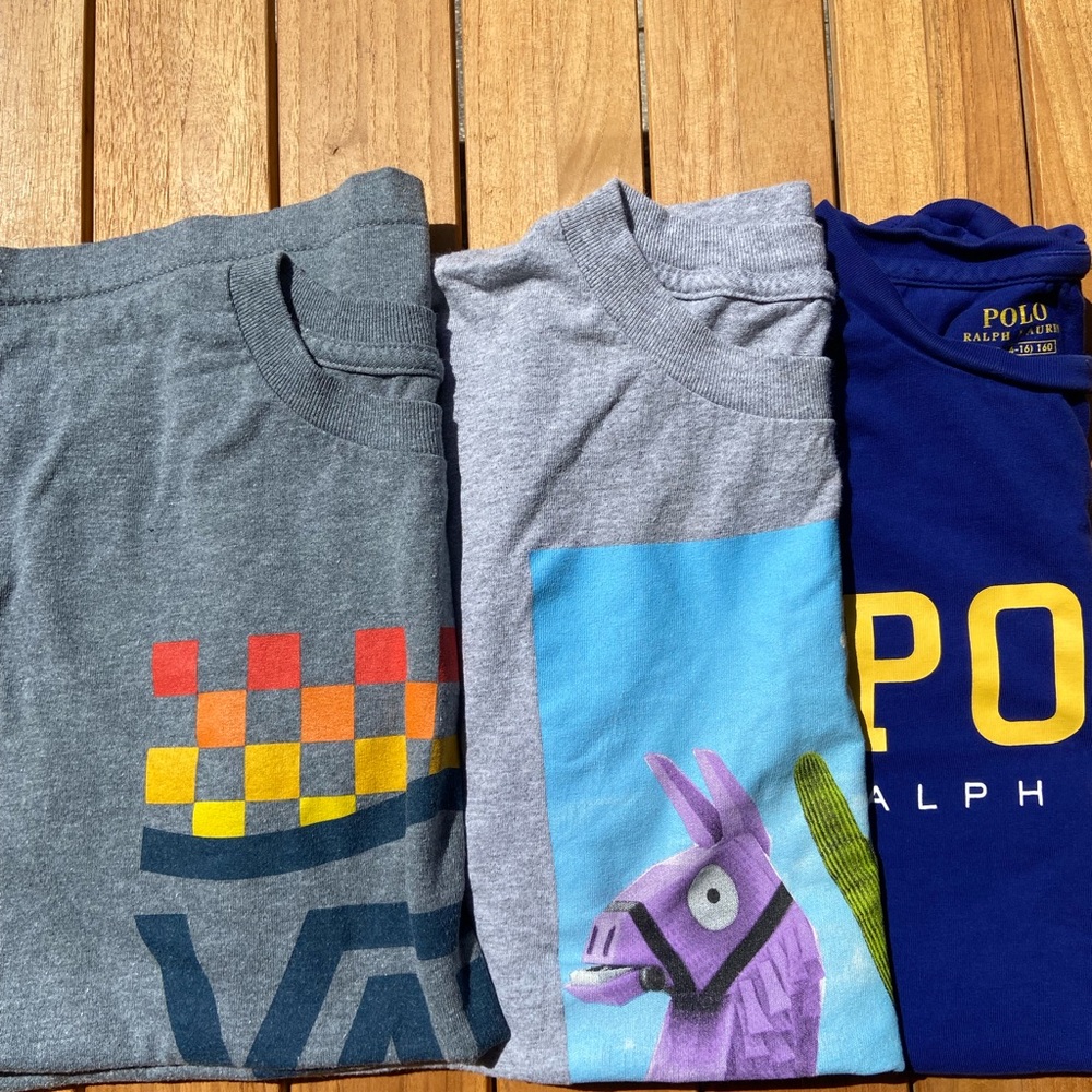 Tshirts for boys, size 14 - 16, no tags, no stains or tears